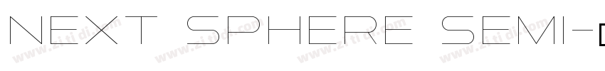 Next Sphere Semi字体转换
